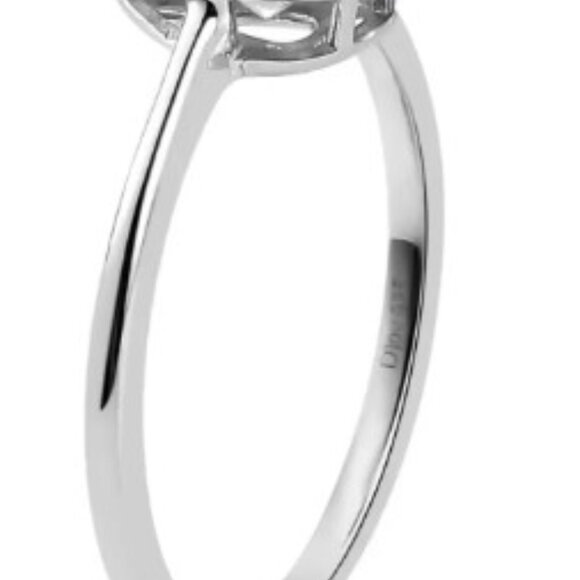 Moissanite Pear Solitare Ring Size 8 - Picture 4 of 4